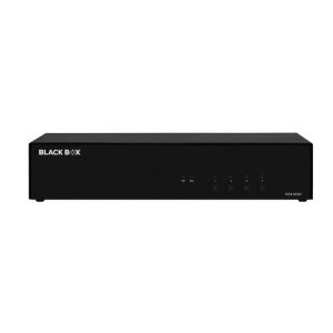 Black Box KVS4-2004V Secure KVM Switch, 4-Port, Dual Monitor, DisplayPort